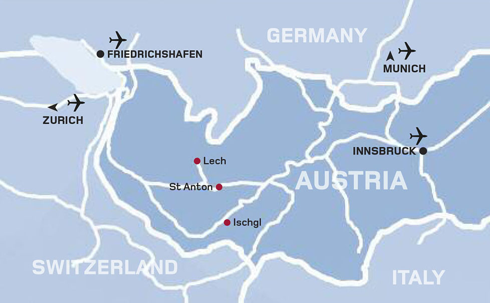 Map Austria 