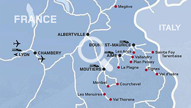 french ski resorts map Skiing In France Skiing Holidays In France Kuoni Ski Holidays french ski resorts map